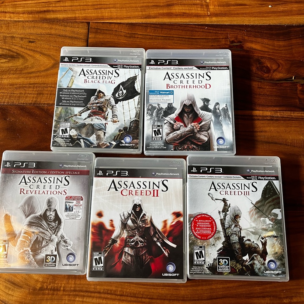 PS3 Games - Assassin’s Creed 5 Pack